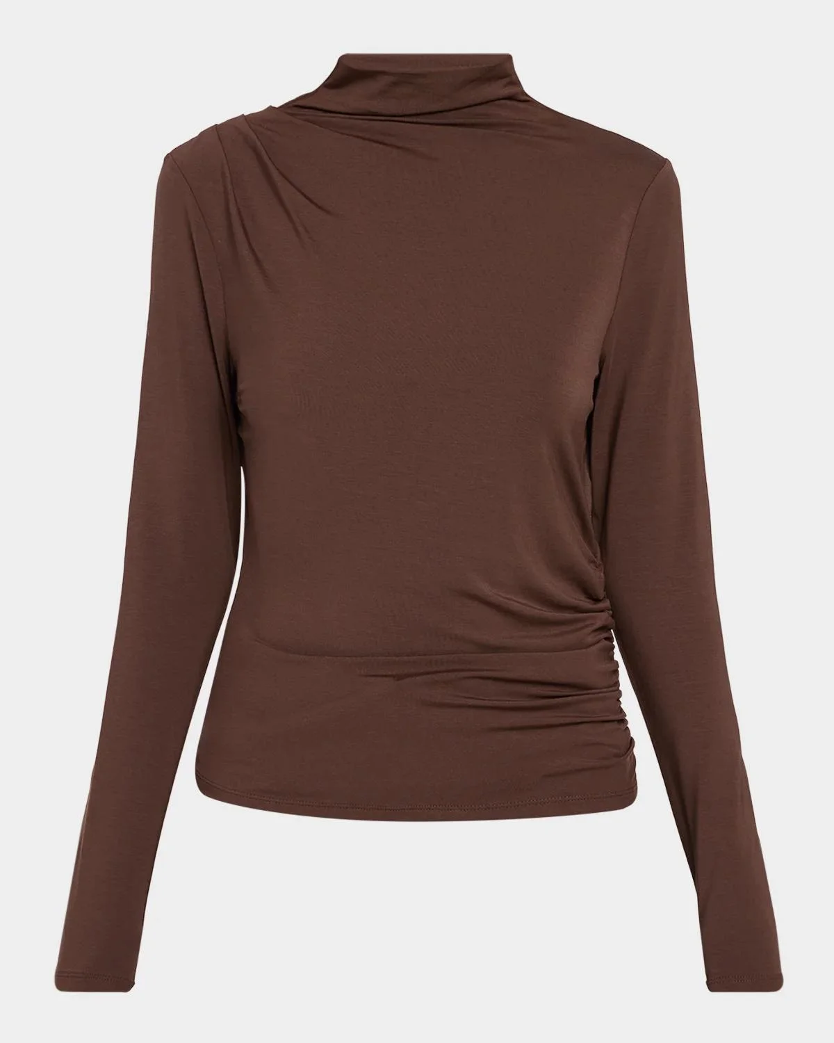 Mylie Draped High-Neck Top - 1