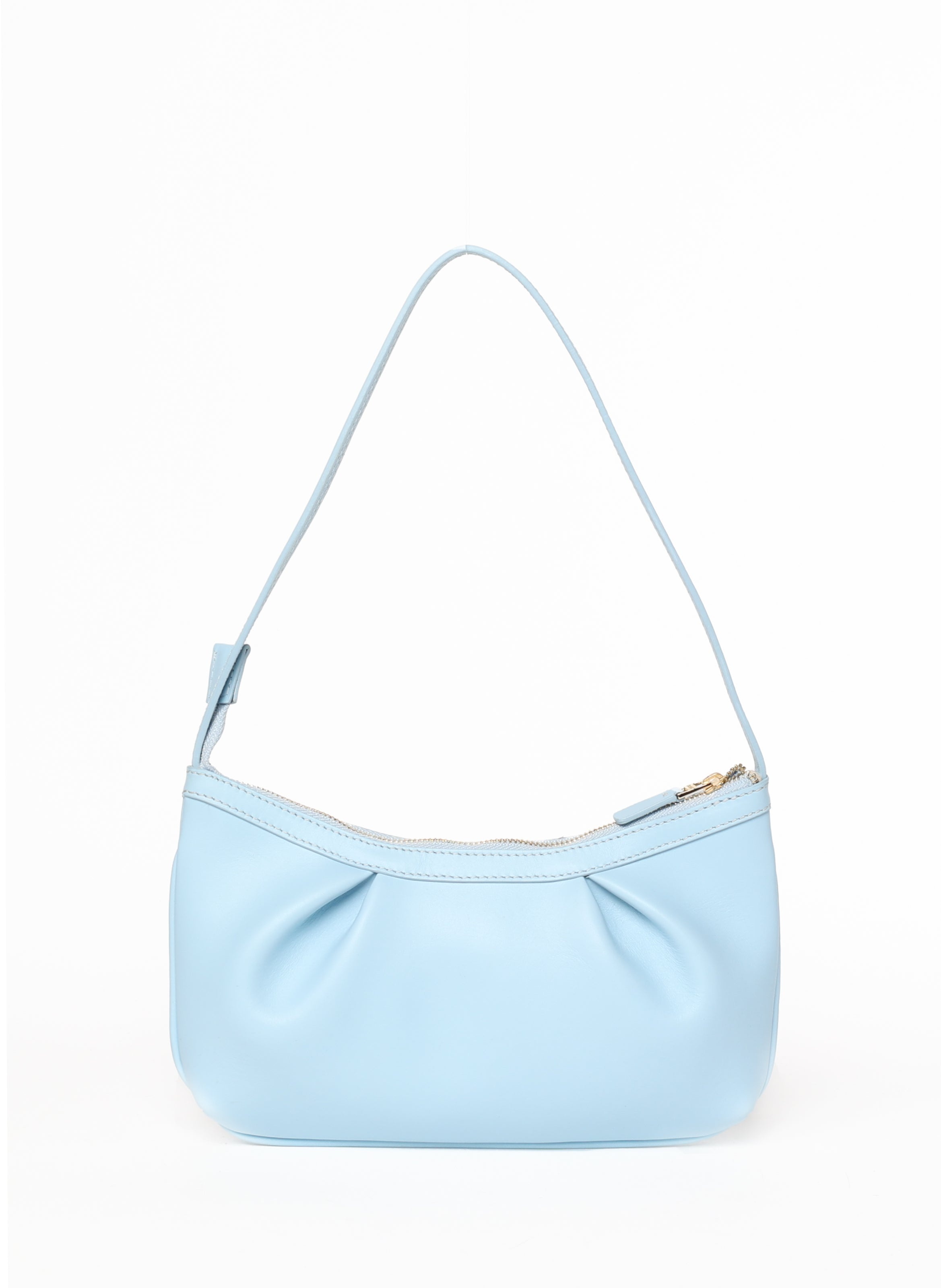 Dimple Pochette Leather Blue - 1