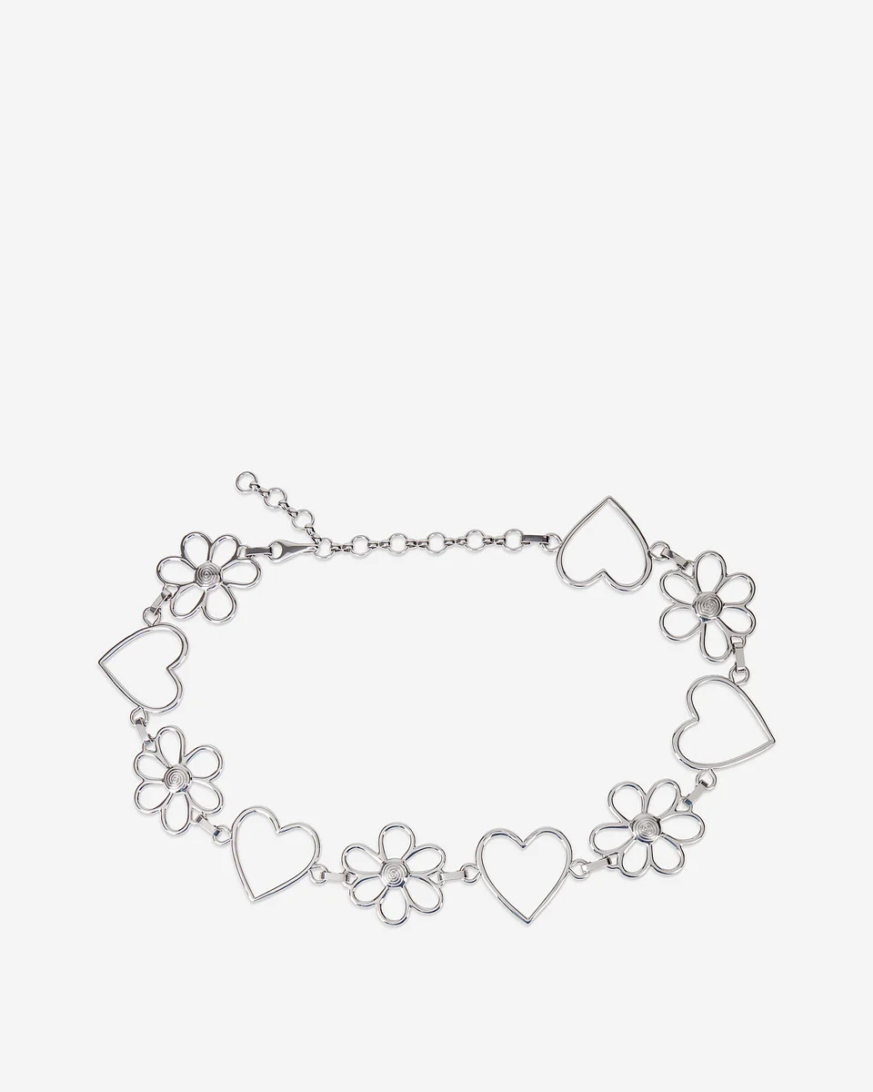 SILVER CHAIN BELT - 1