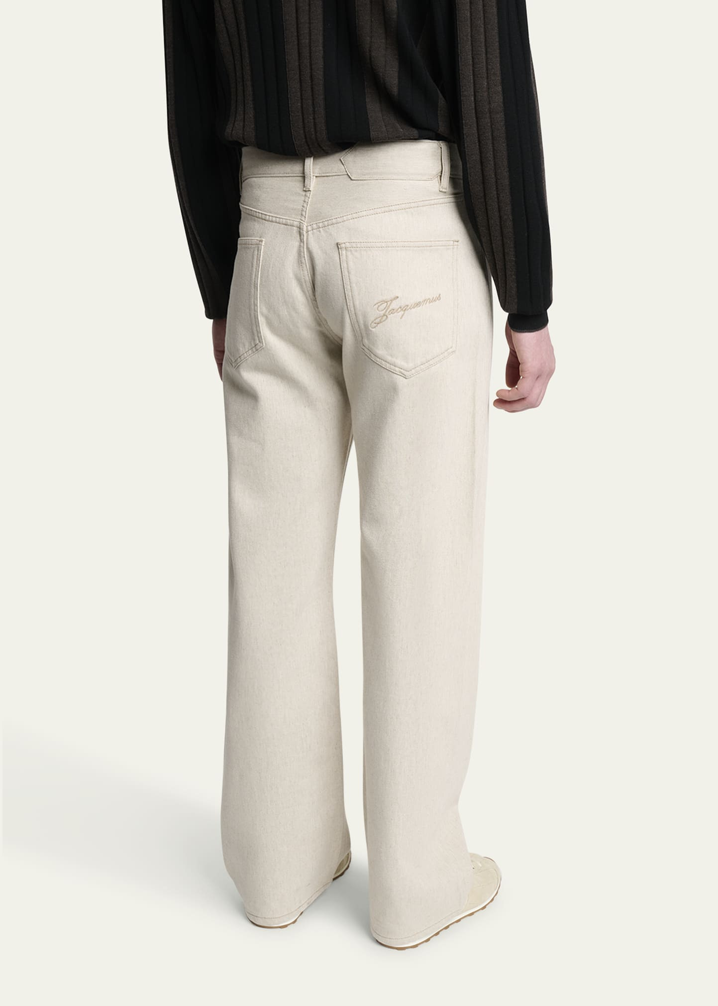 Men's Le De-Nimes Straight-Fit Jeans - 3