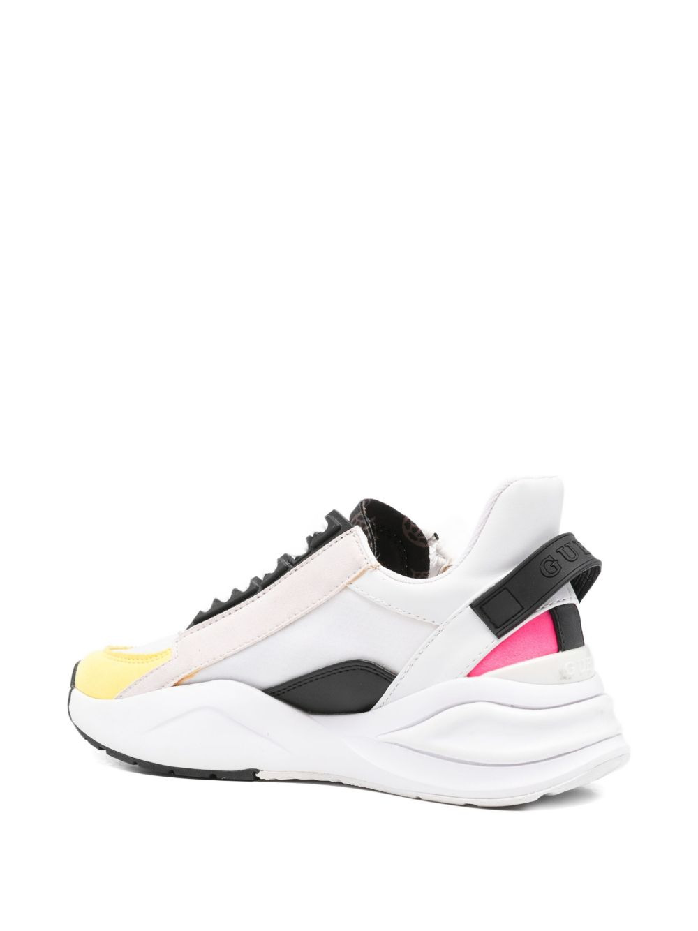 zip-detail panelled sneakers - 3