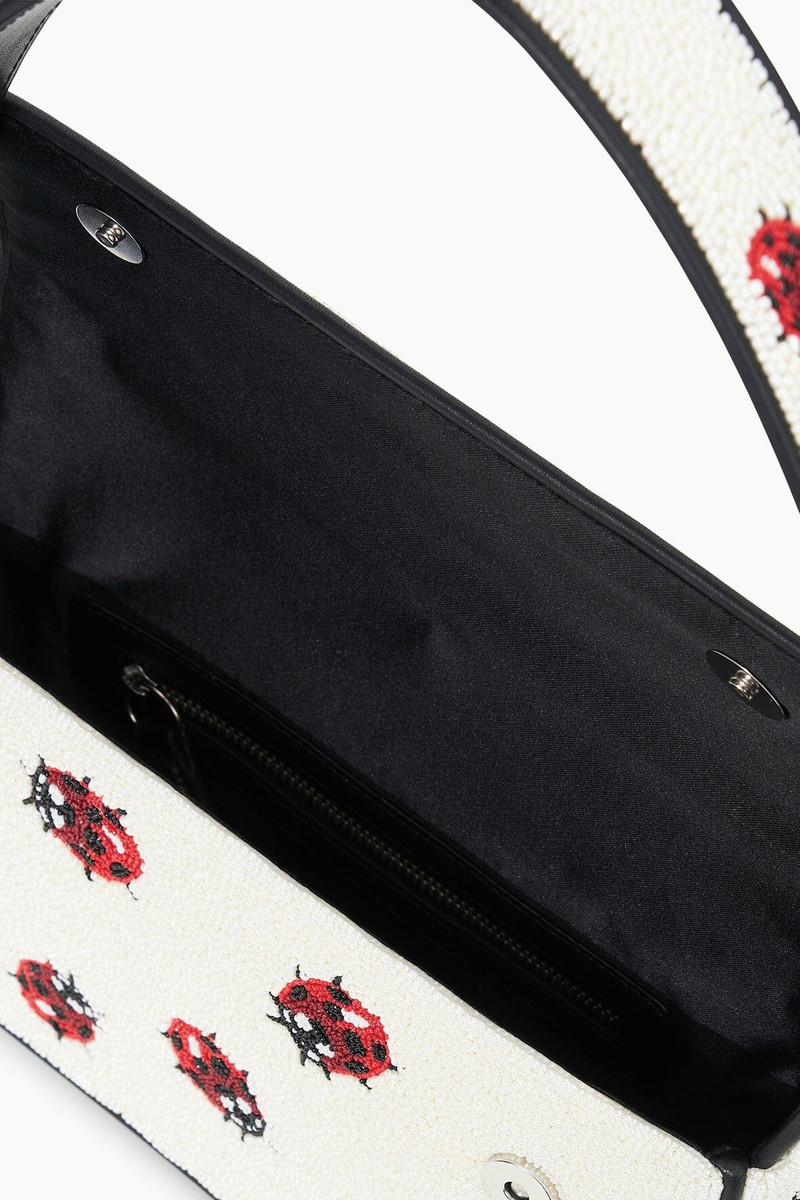 STAUD TOMMY BEADED BAG LADYBUGS 5