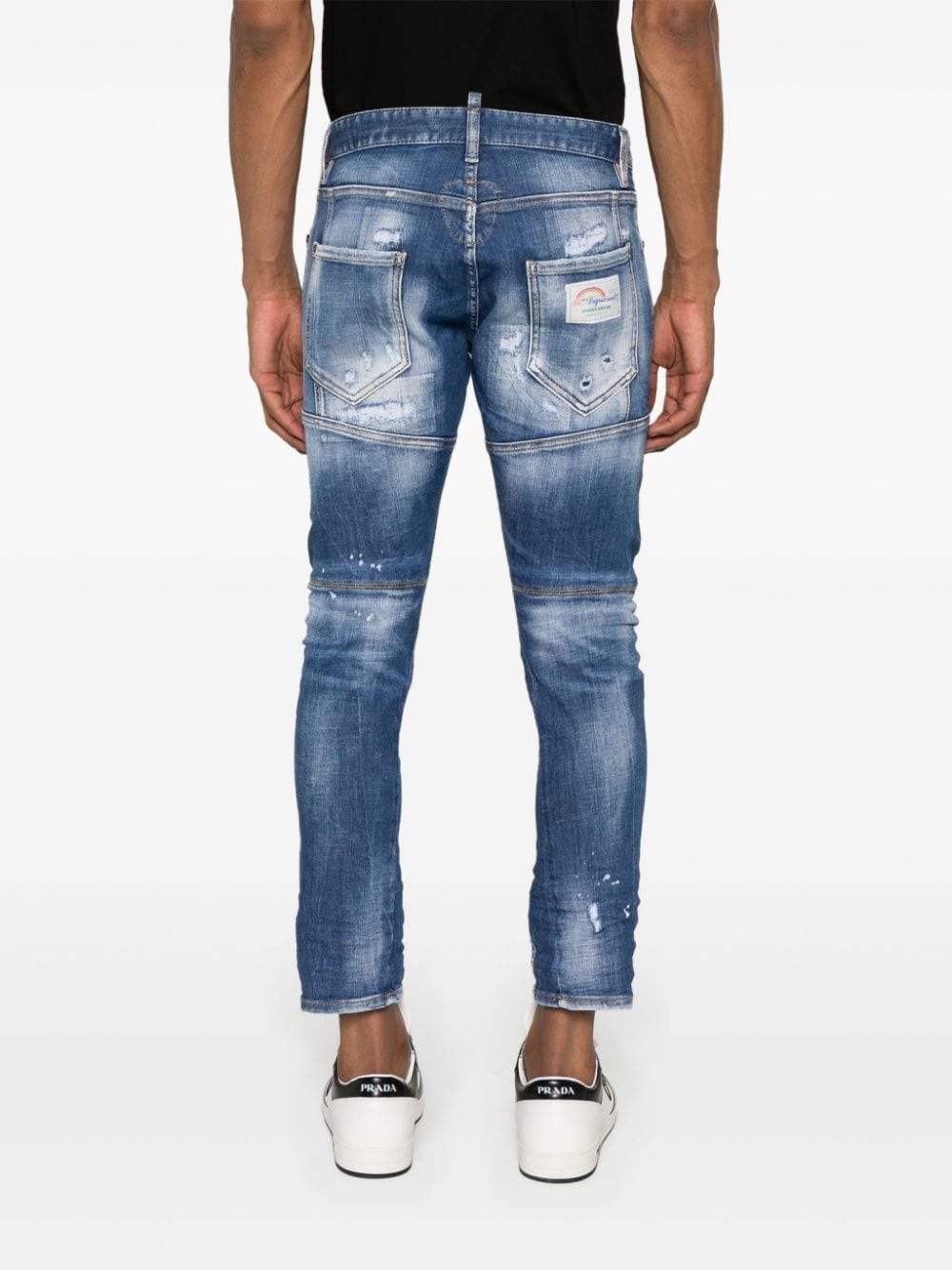 Tidy Biker mid-rise skinny jeans - 4