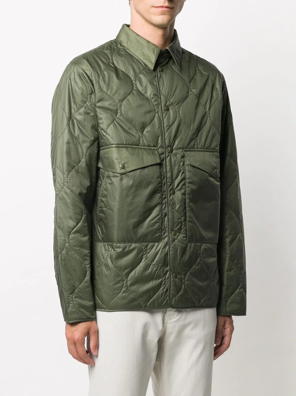 quilted two-pocket jacket  - 3