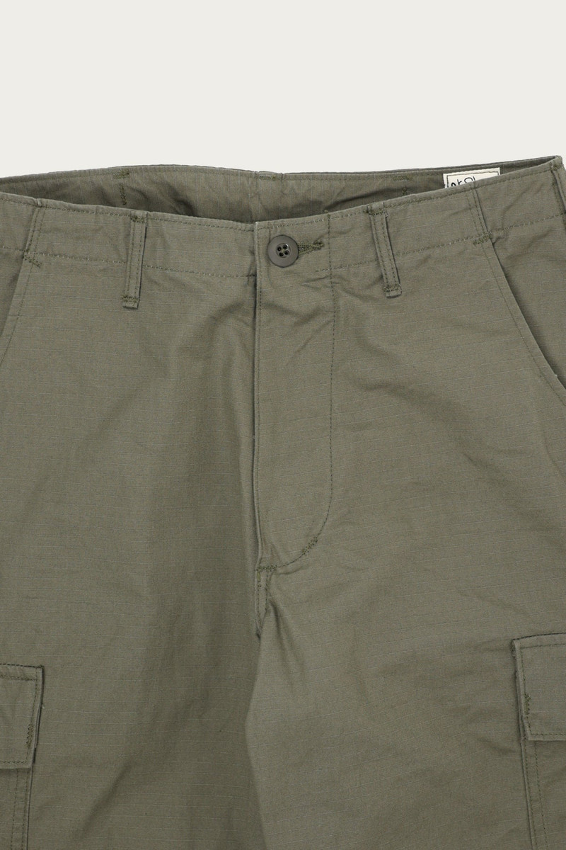 orSlow Vintage Fit 6 Pocket Cargo Pant - Olive Ripstop outlook