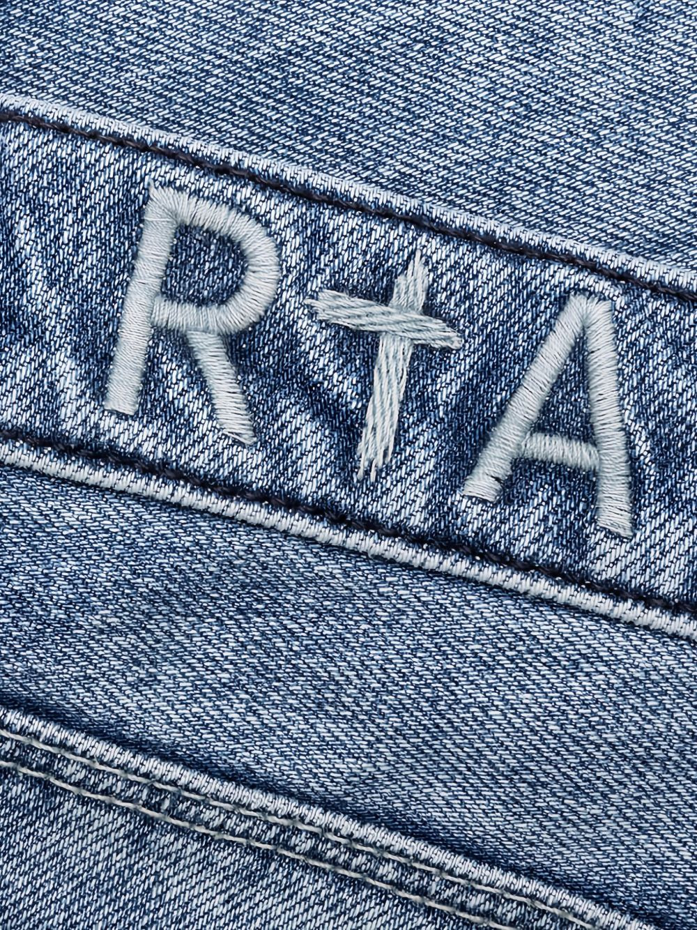 Bryant embroidered-cross jeans - 3