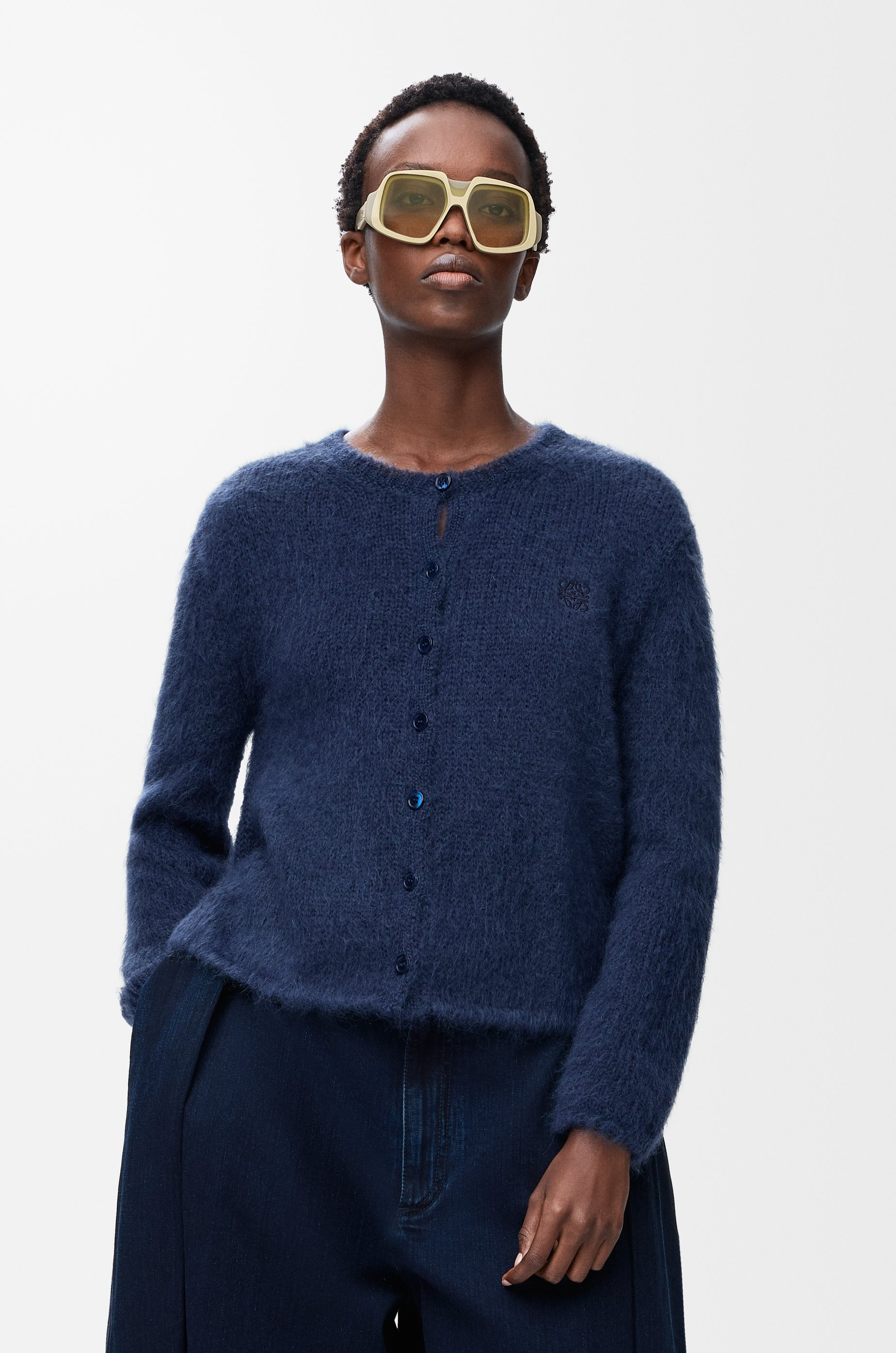 Cardigan in mohair blend - 3