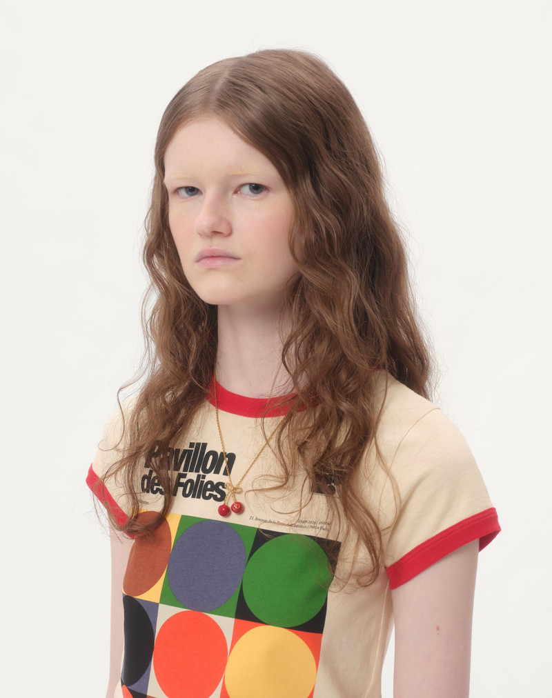 Valentino CHEZ VALENTINO METAL AND ENAMEL NECKLACE outlook