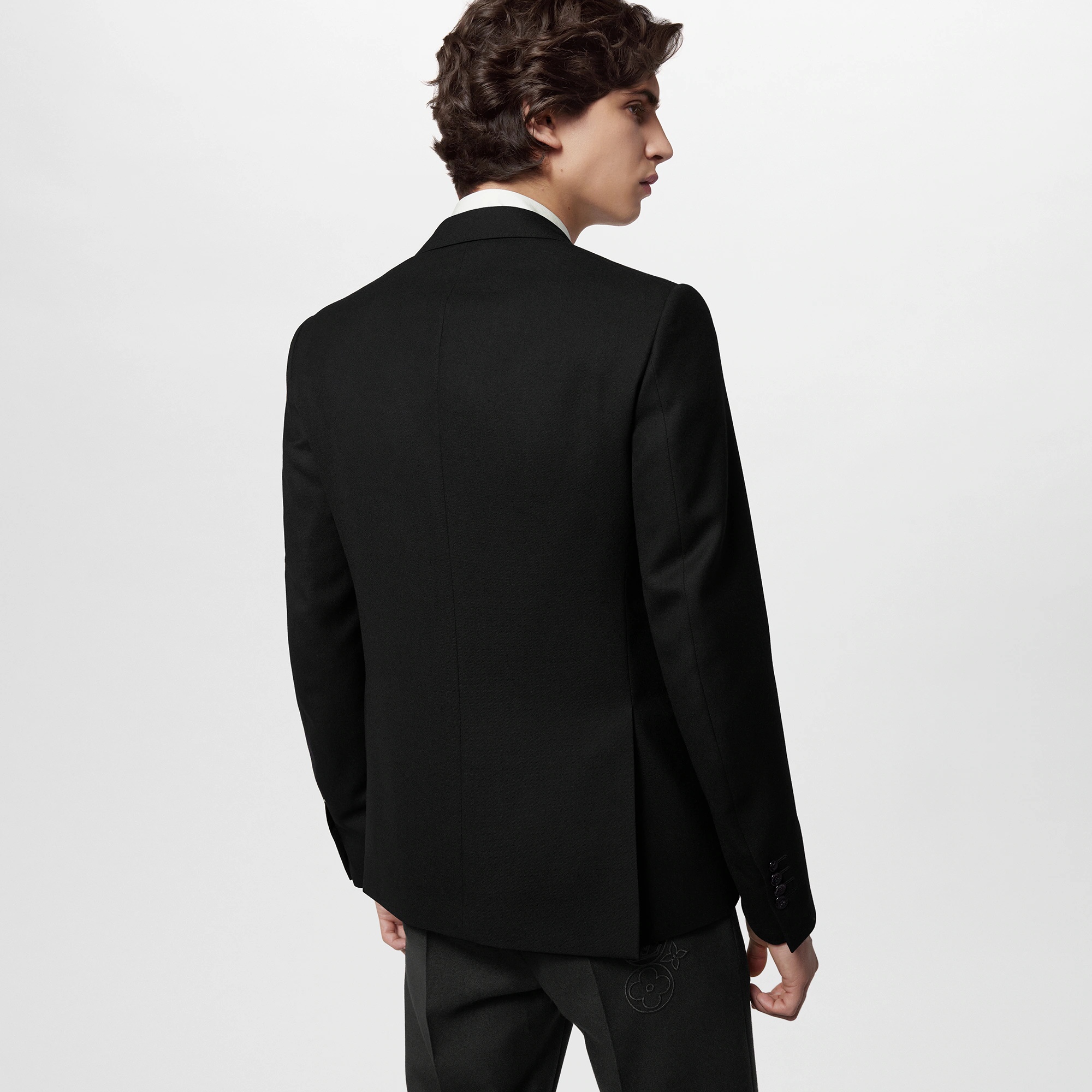 Embroidered Signature Wool Pont Neuf Jacket - 2