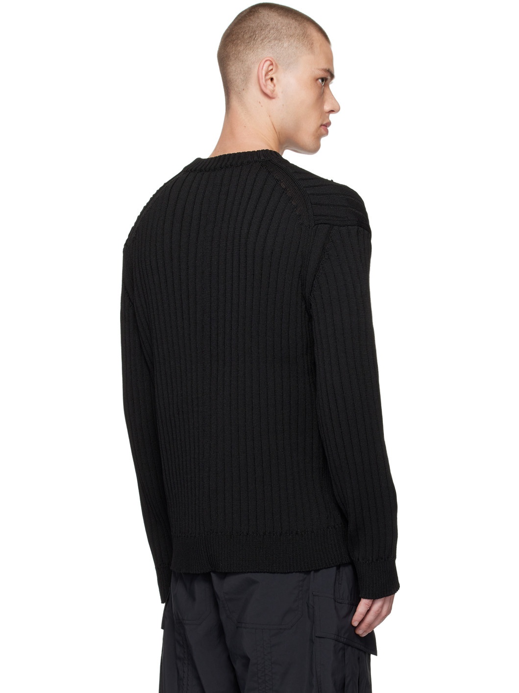 Black Crewneck Sweater - 3