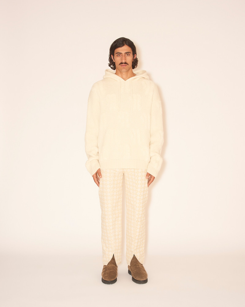 Nanushka CAMAL - Monogram hoodie - Ecru outlook