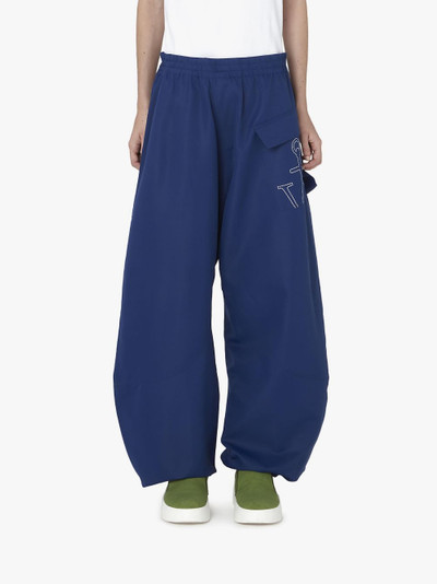 JW Anderson TWISTED JOGGERS WITH ANCHOR LOGO PRINT outlook