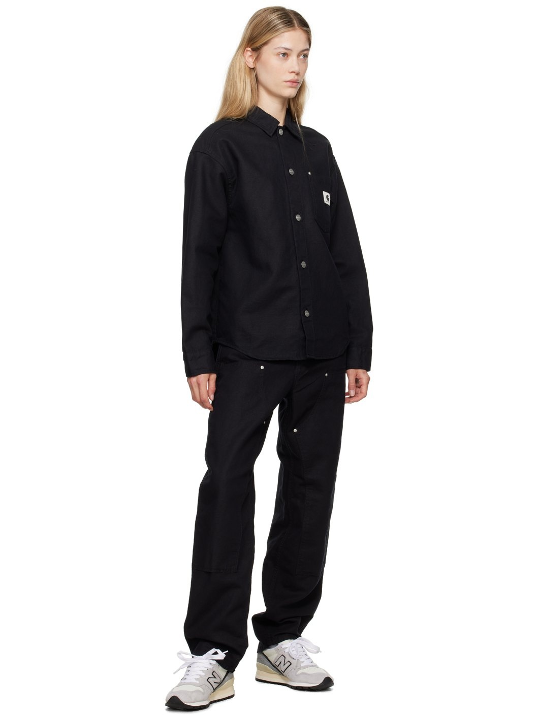 Black Ethel Double Knee Trousers - 4
