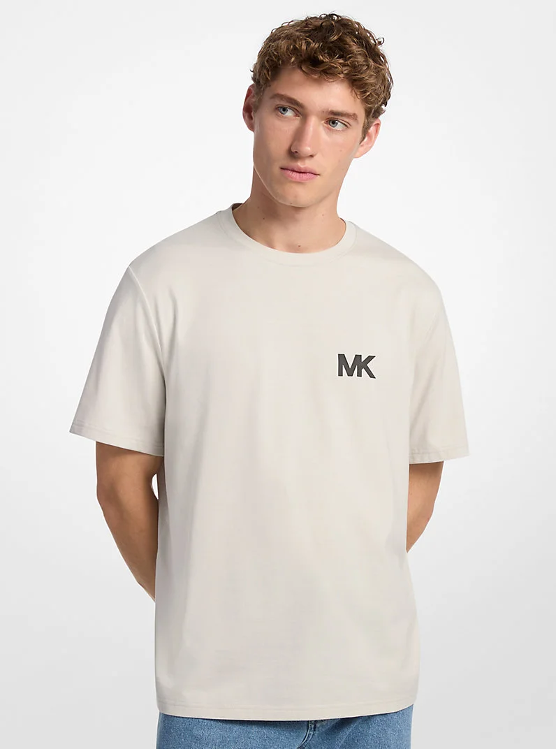 Logo Appliqué Cotton T-Shirt - 1