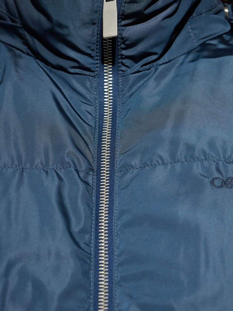 arrow-print padded jacket 5