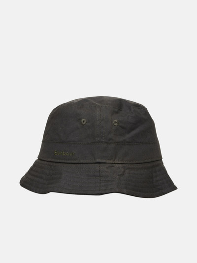Barbour 'BELSAY WAX SPORTS' HAT IN GREEN WAXED COTTON outlook