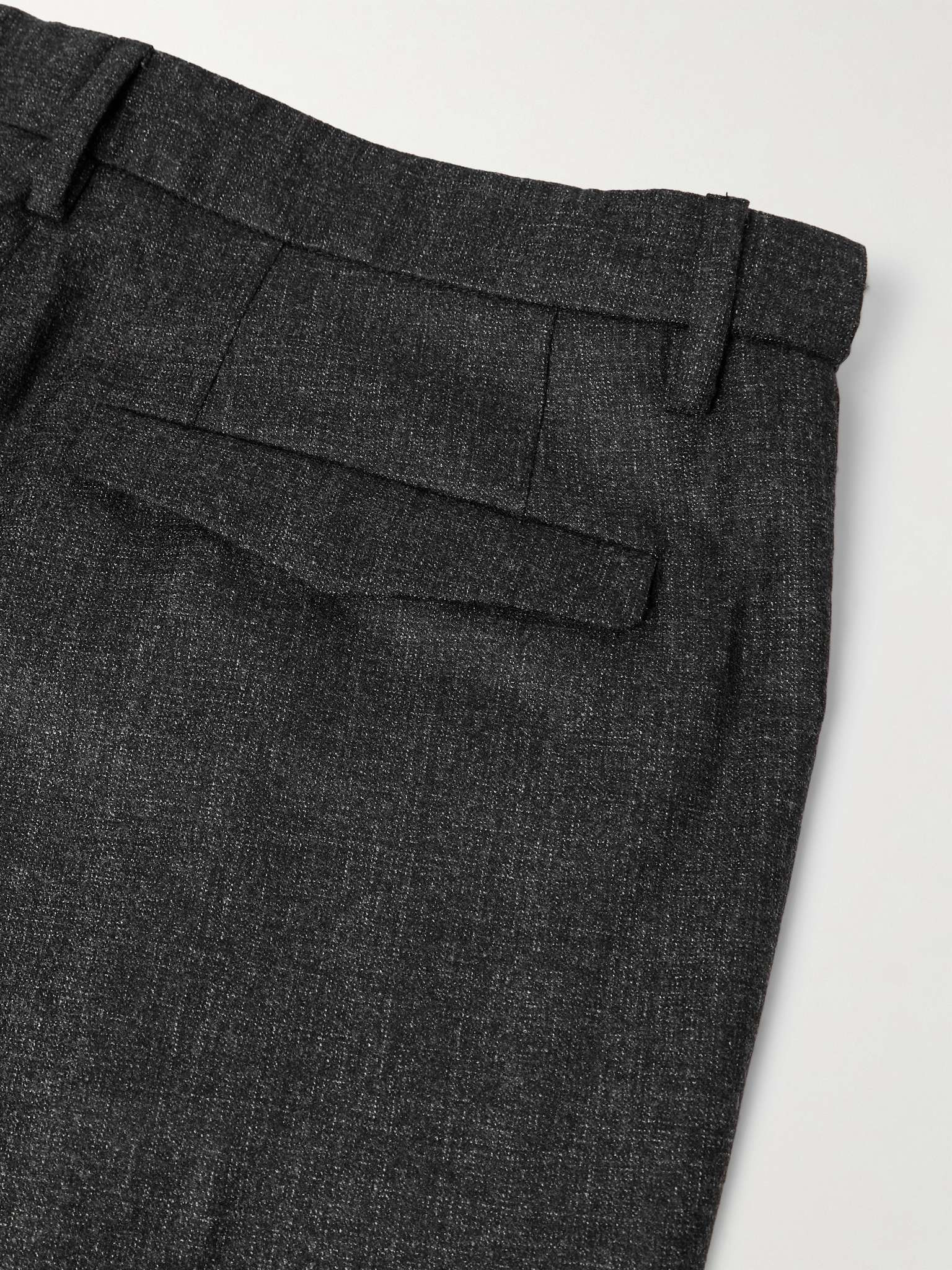 Masco Slim-Fit Straight-Leg Pleated Virgin Wool Trousers - 5