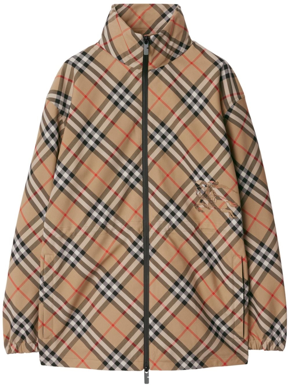 check-pattern jacket - 1