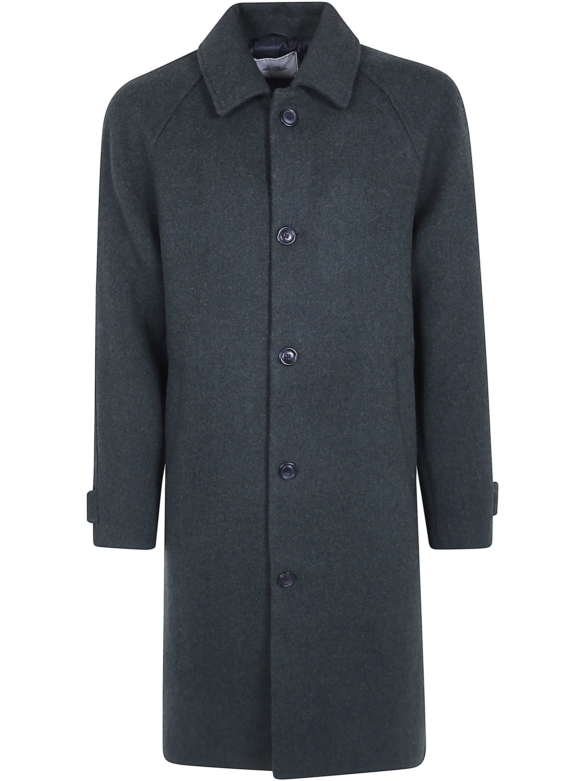 Coat Solid Wool "Solid Wool Coat" - 1