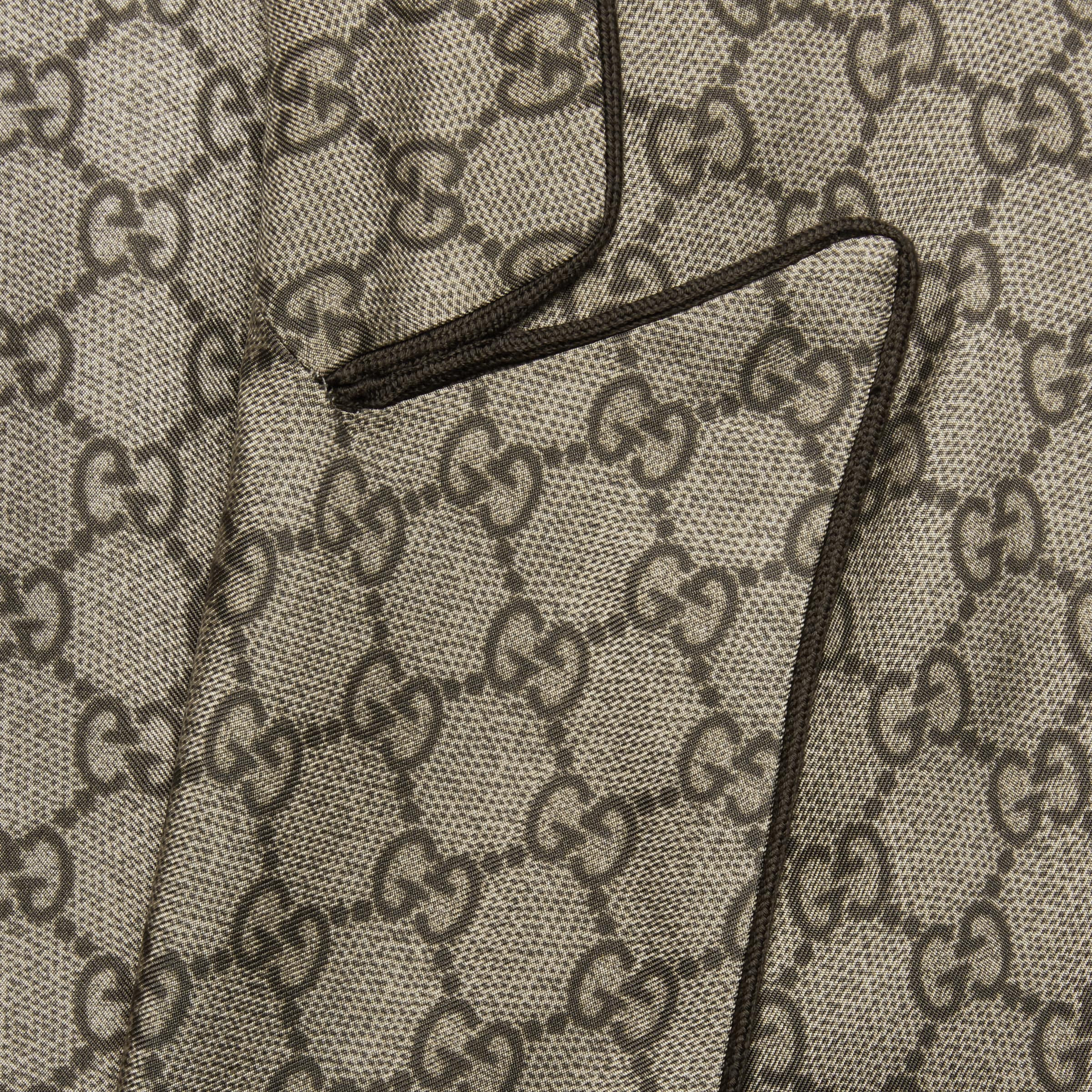 GG Supreme print silk shirt - 4