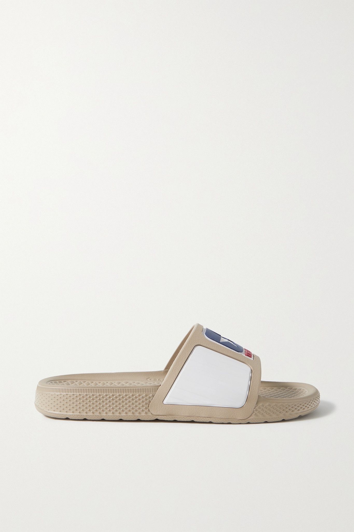 + Telfar logo-appliquéd rubber slides - 5