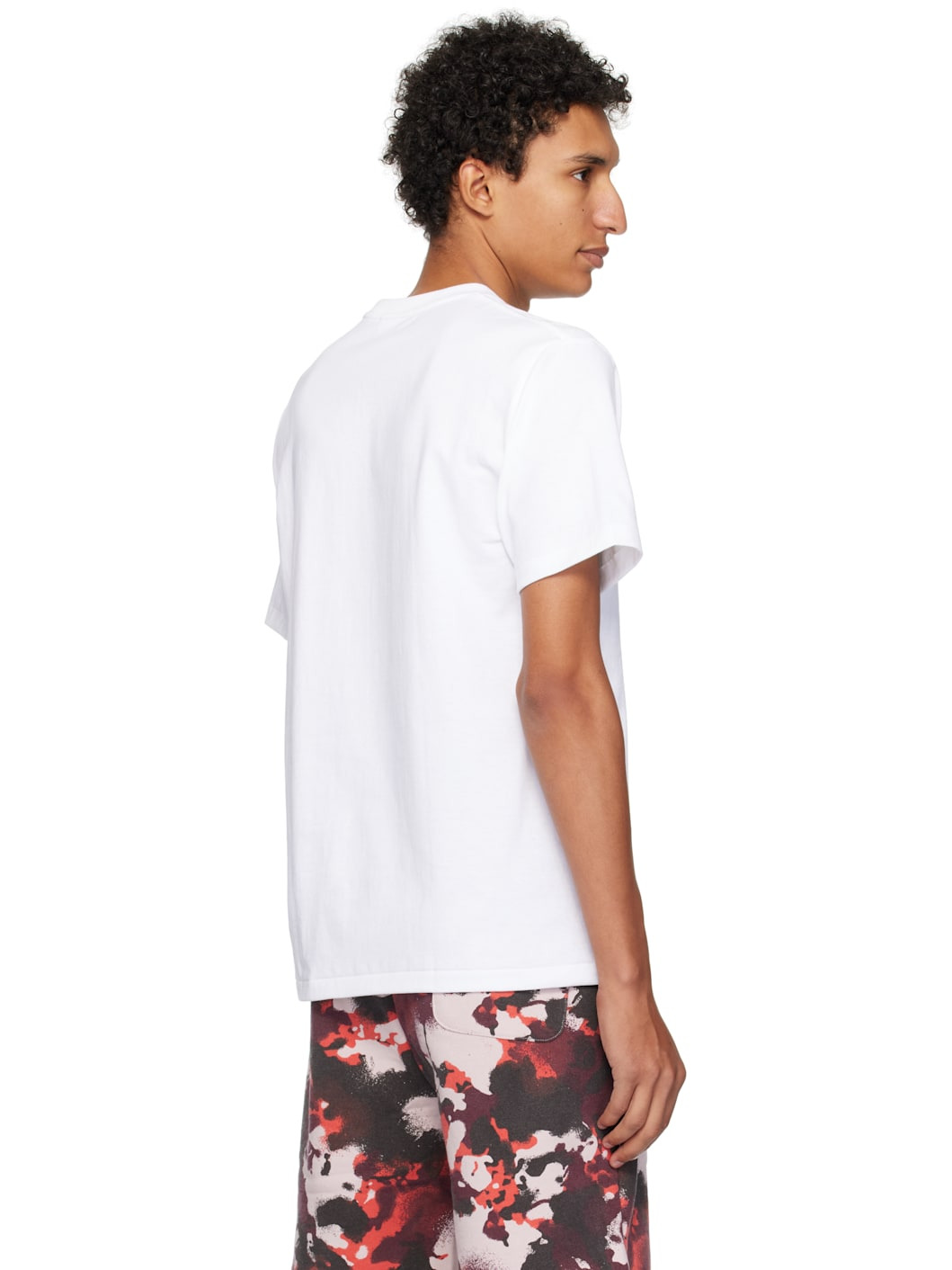 White Trial Camo College T-shirt - 3