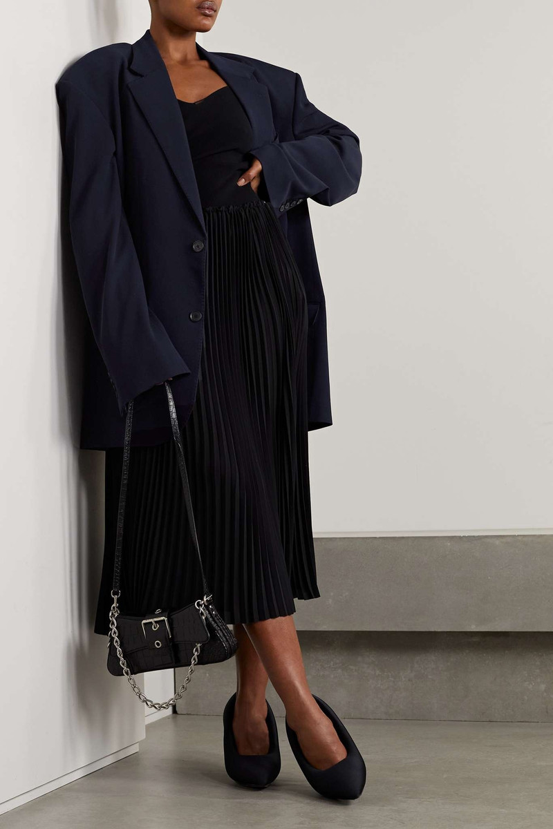 BALENCIAGA Oversized wool-blend blazer outlook