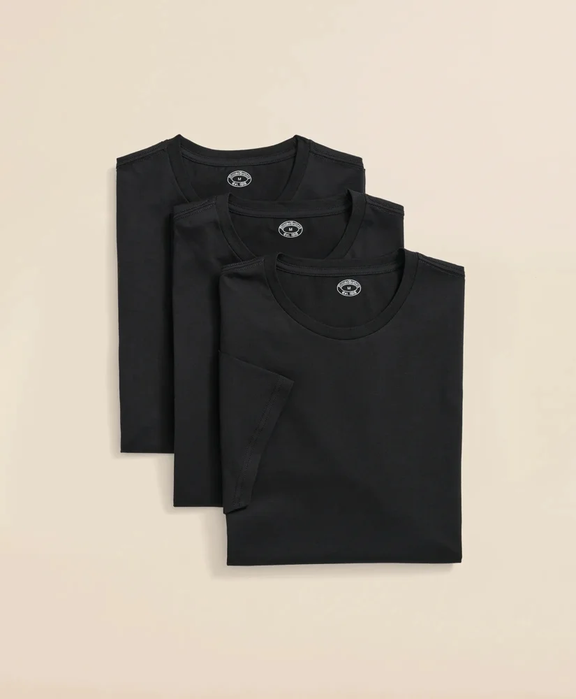 Supima® Cotton Crewneck 3 Pack T-Shirts - 1