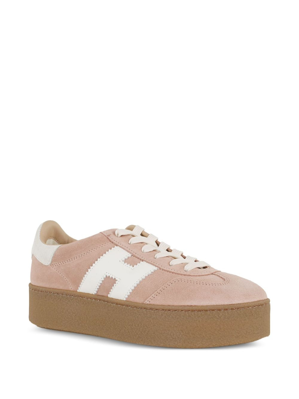 H681 platform suede sneakers - 2