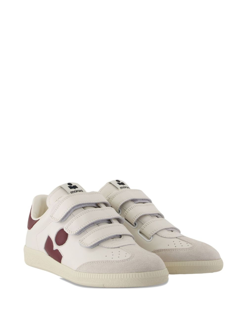 Beth Gb three-strap calfskin sneakers - 3