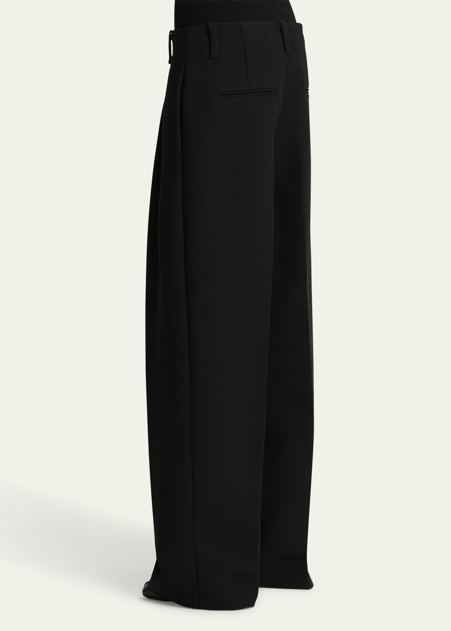 Lenton Pintuck Wool Pants - 3