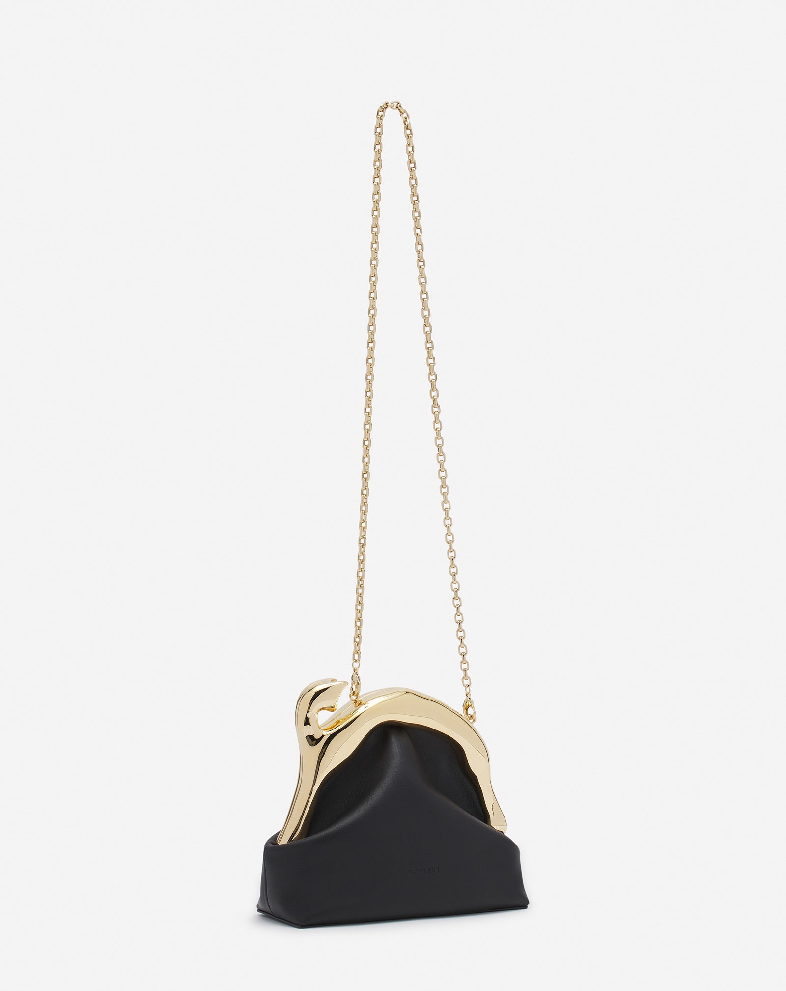 FUSION CAT LEATHER CLUTCH BAG - 3