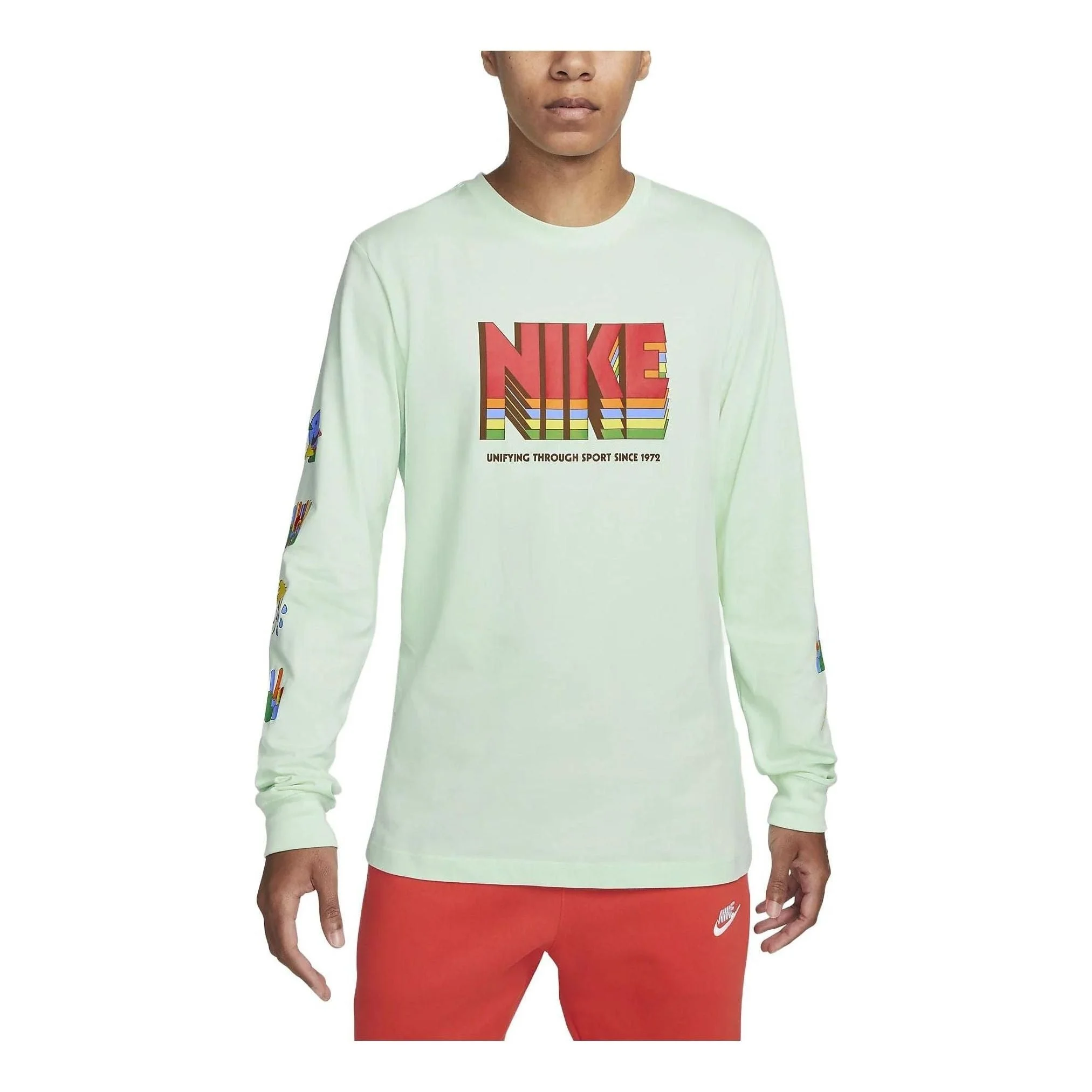 Nike Sportswear Long-Sleeve T-Shirt 'Olive' DX1051-379 - 1