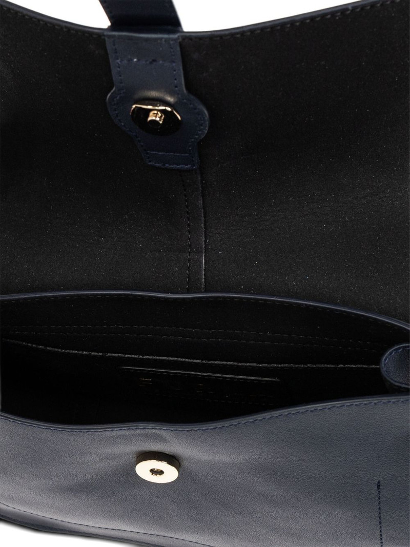 logo-buckle shoulder bag 5