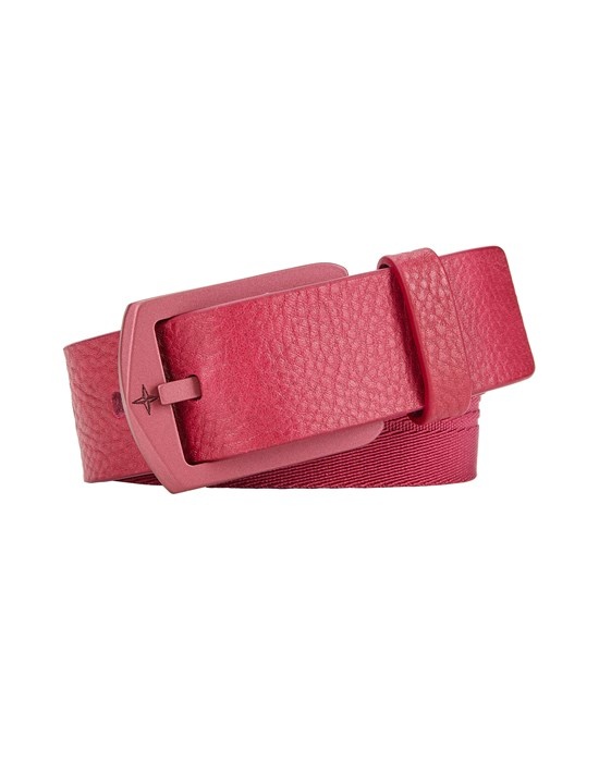 94362 TAPE + LEATHER BELT  CYCLAMEN - 1