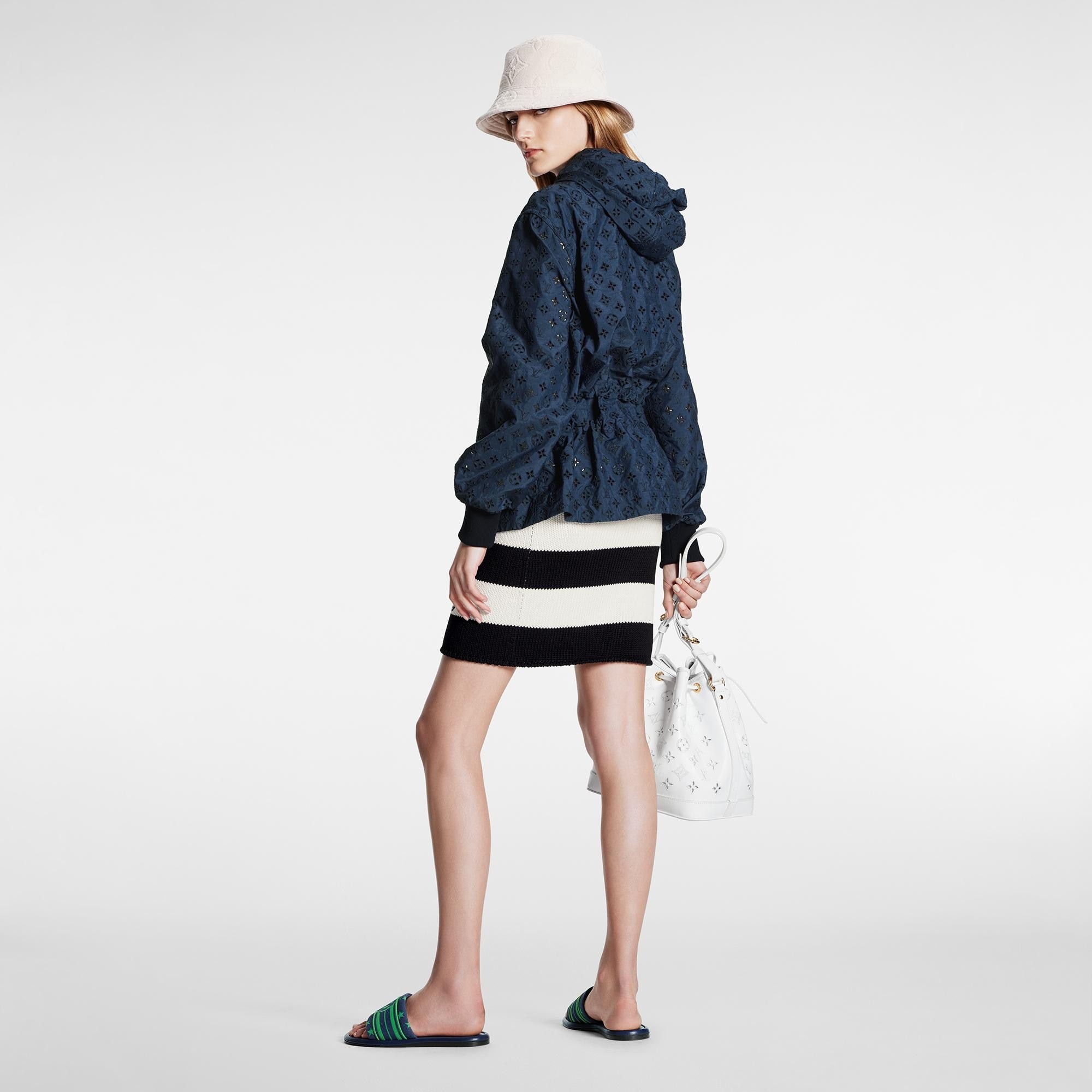 Broderie Anglaise Monogram Parka - 3