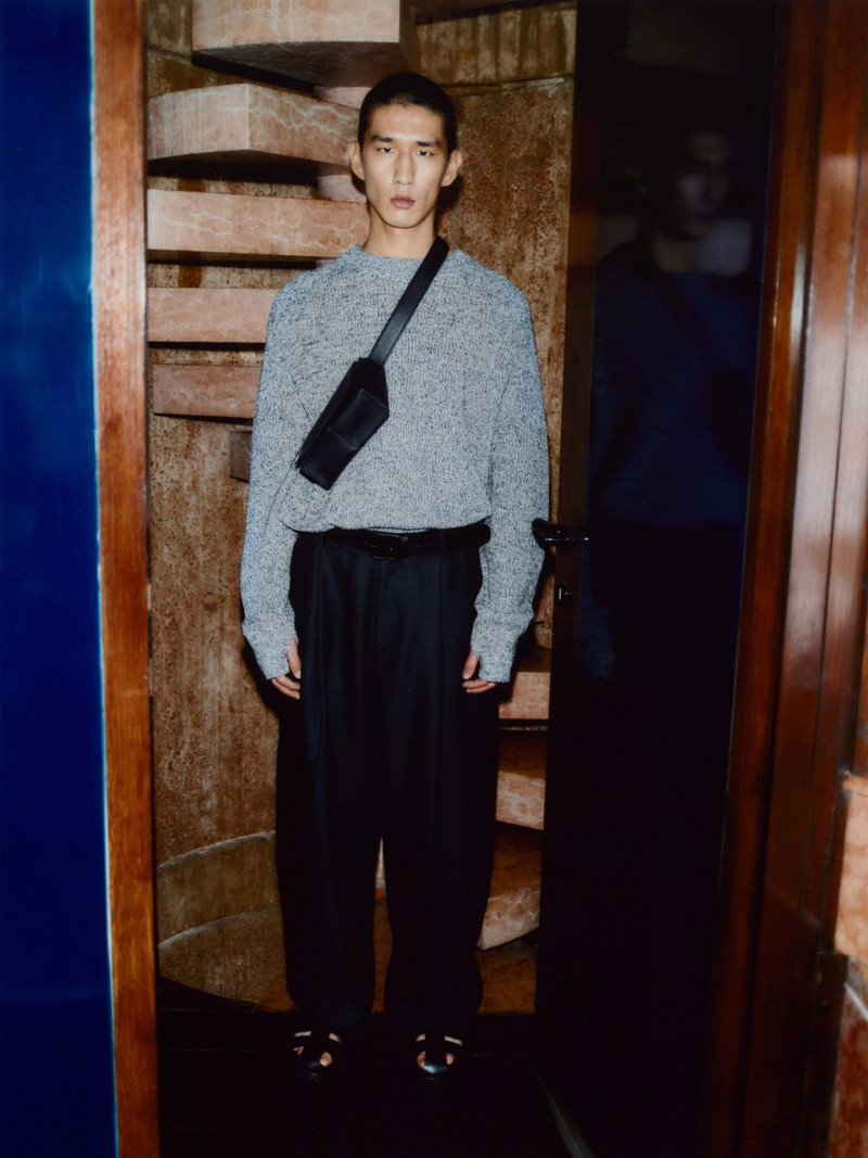 Studio Nicholson Ellis Linen Pants outlook