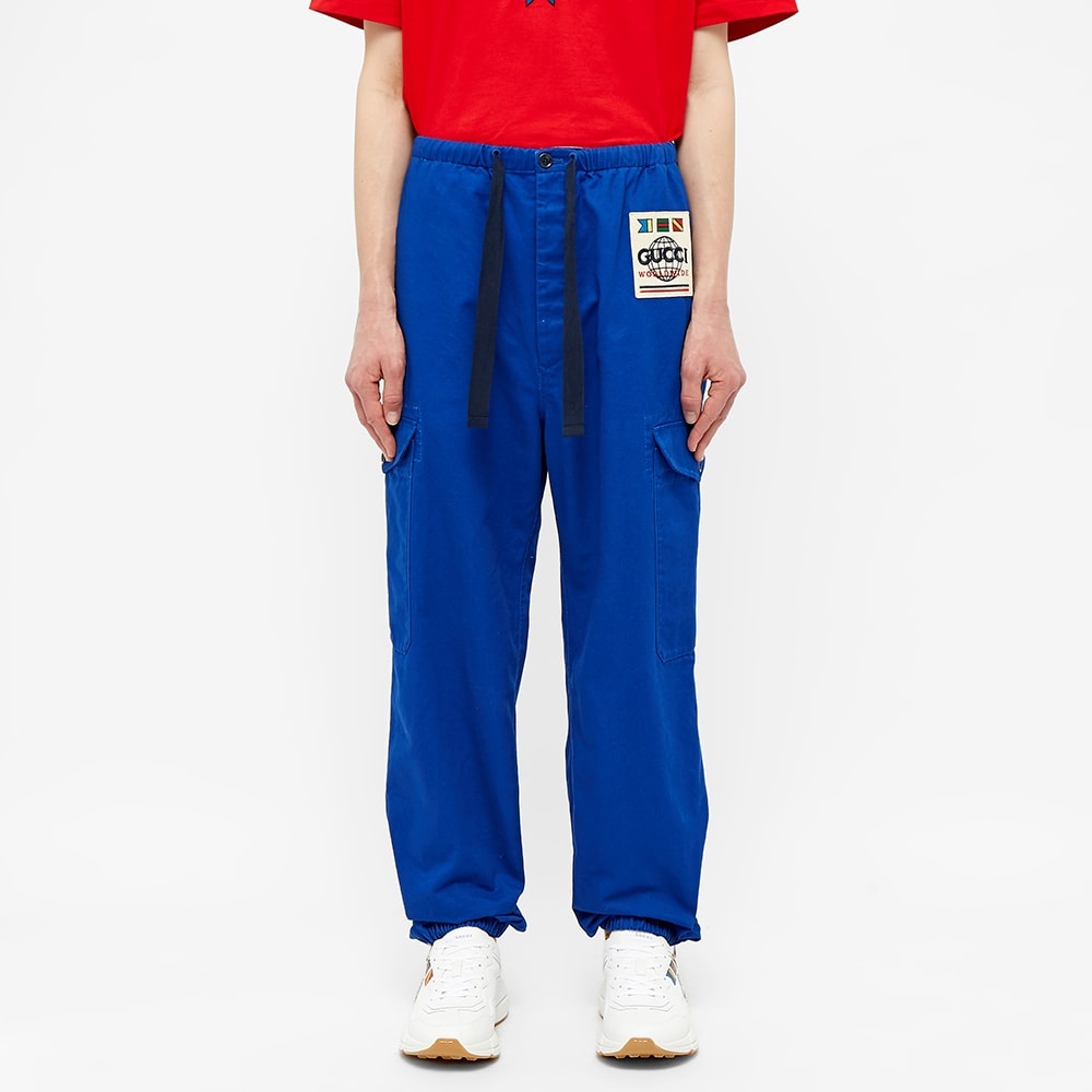 Gucci Nautical Logo Patch Cargo Pant - 4