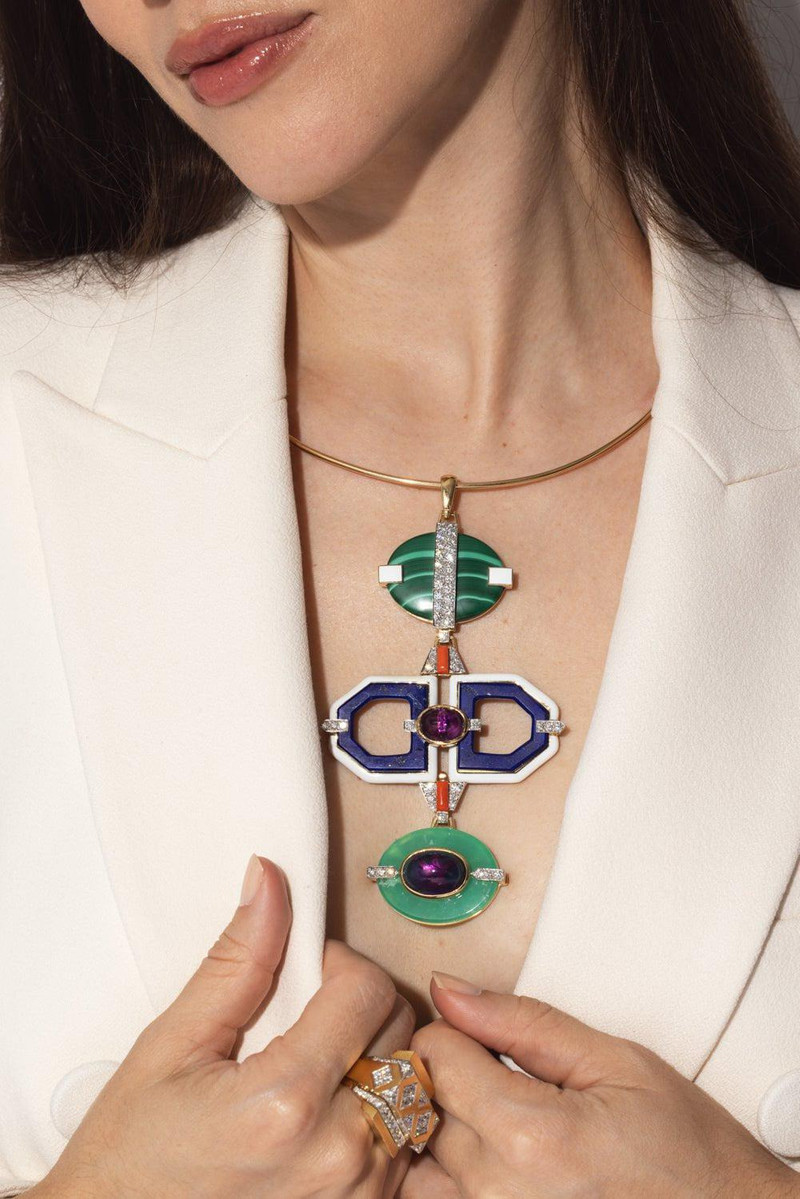 DAVID WEBB Wire Necklace outlook