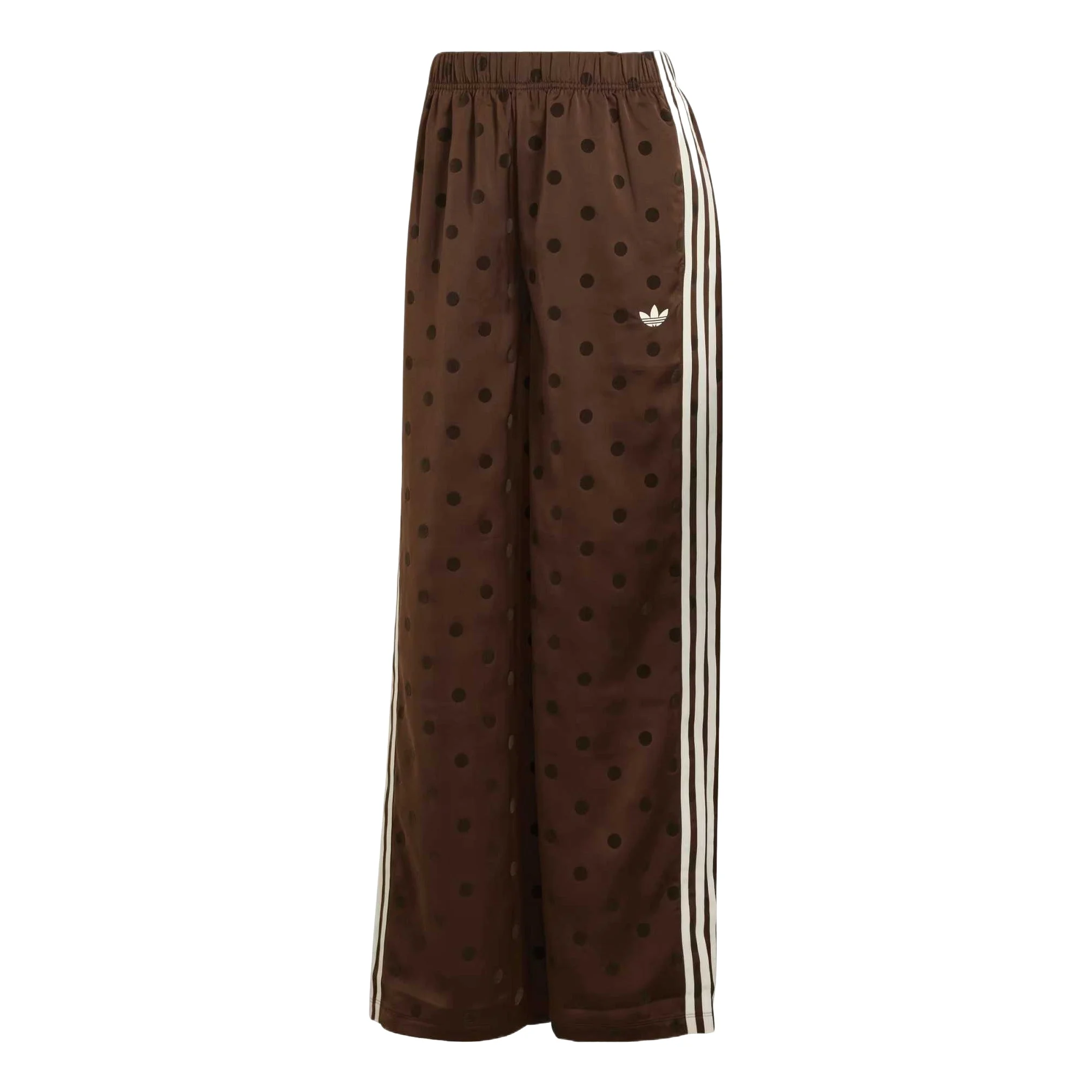 (WMNS) adidas Satin Polka Dots Wide Leg Pant Asia Sizing 'Auburn' LI2847 - 1