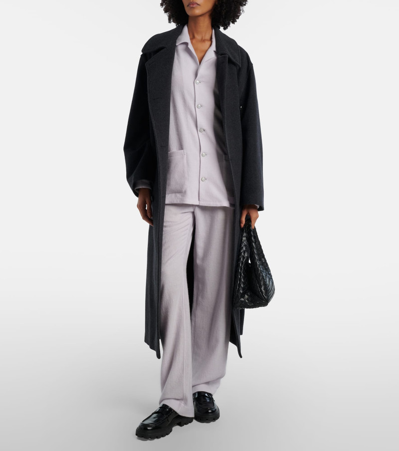 God’s True Cashmere Affirmations cashmere pajama shirt with moonstone outlook