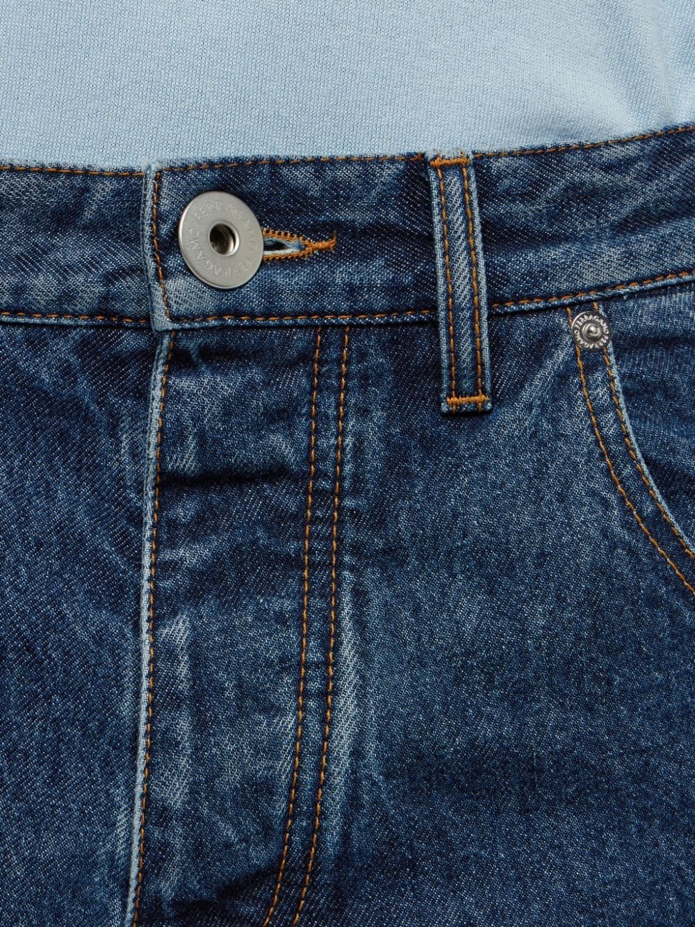 mid-rise straight-leg jeans - 5