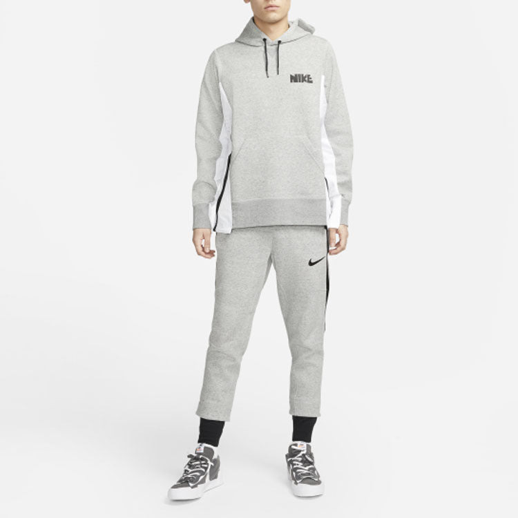 Nike x Sacai Crossover Logo Printing Splicing Contrasting Colors Sports Asia Edition Gray CZ4695-063 - 3