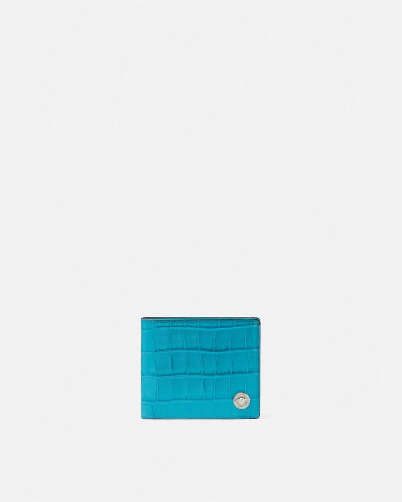 Croc-Effect Medusa Biggie Wallet 1