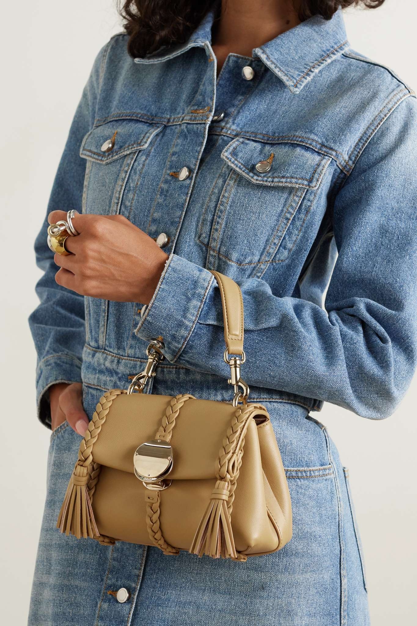 Chloé PENELOPE MINI SOFT SHOULDER BAG | REVERSIBLE