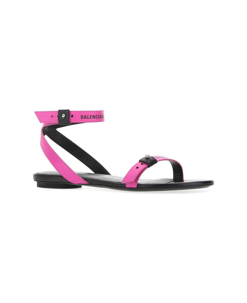 BALENCIAGA Fuchsia Leather Sandals outlook