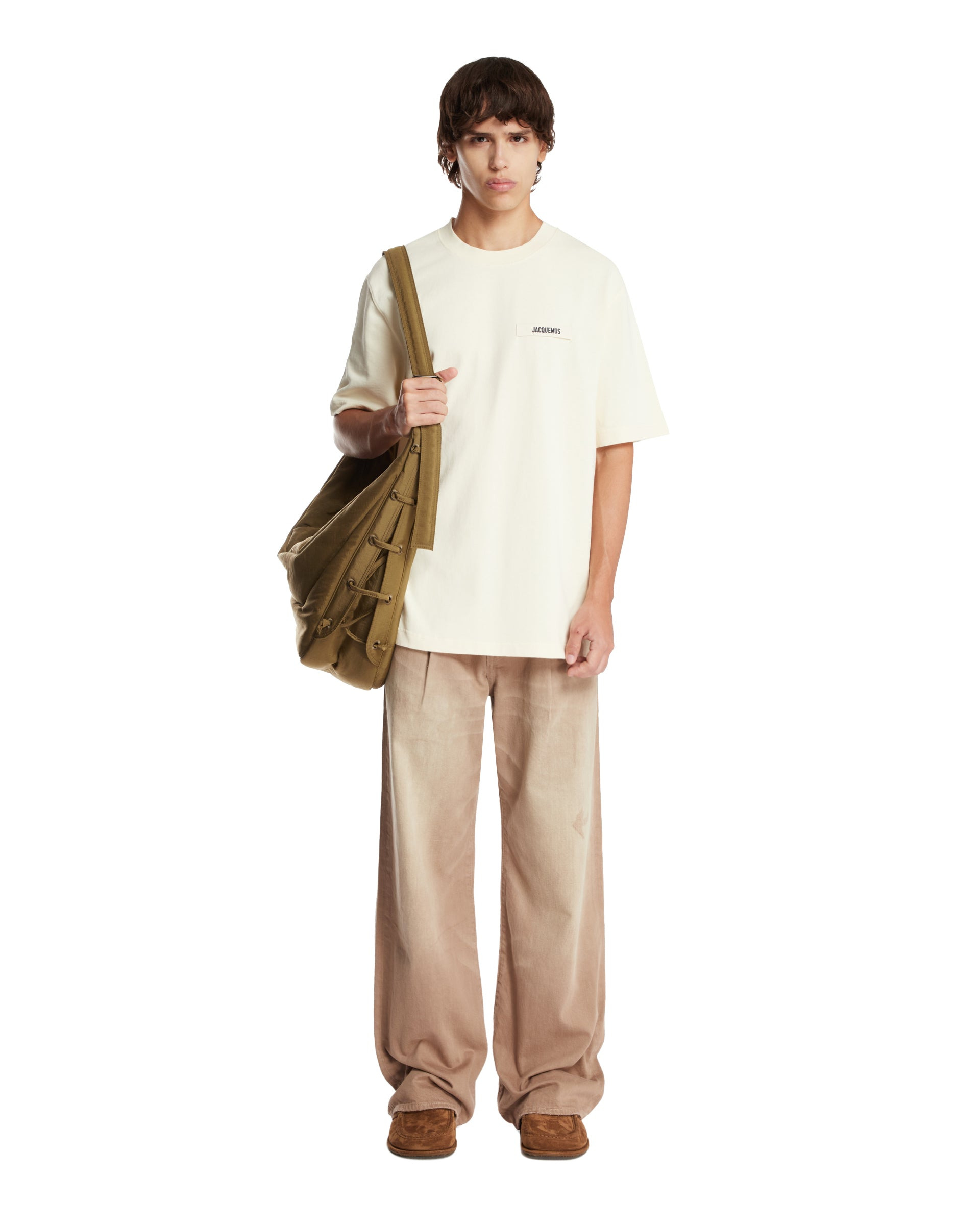 Beige Le T-Shirt Gros Grain - 2