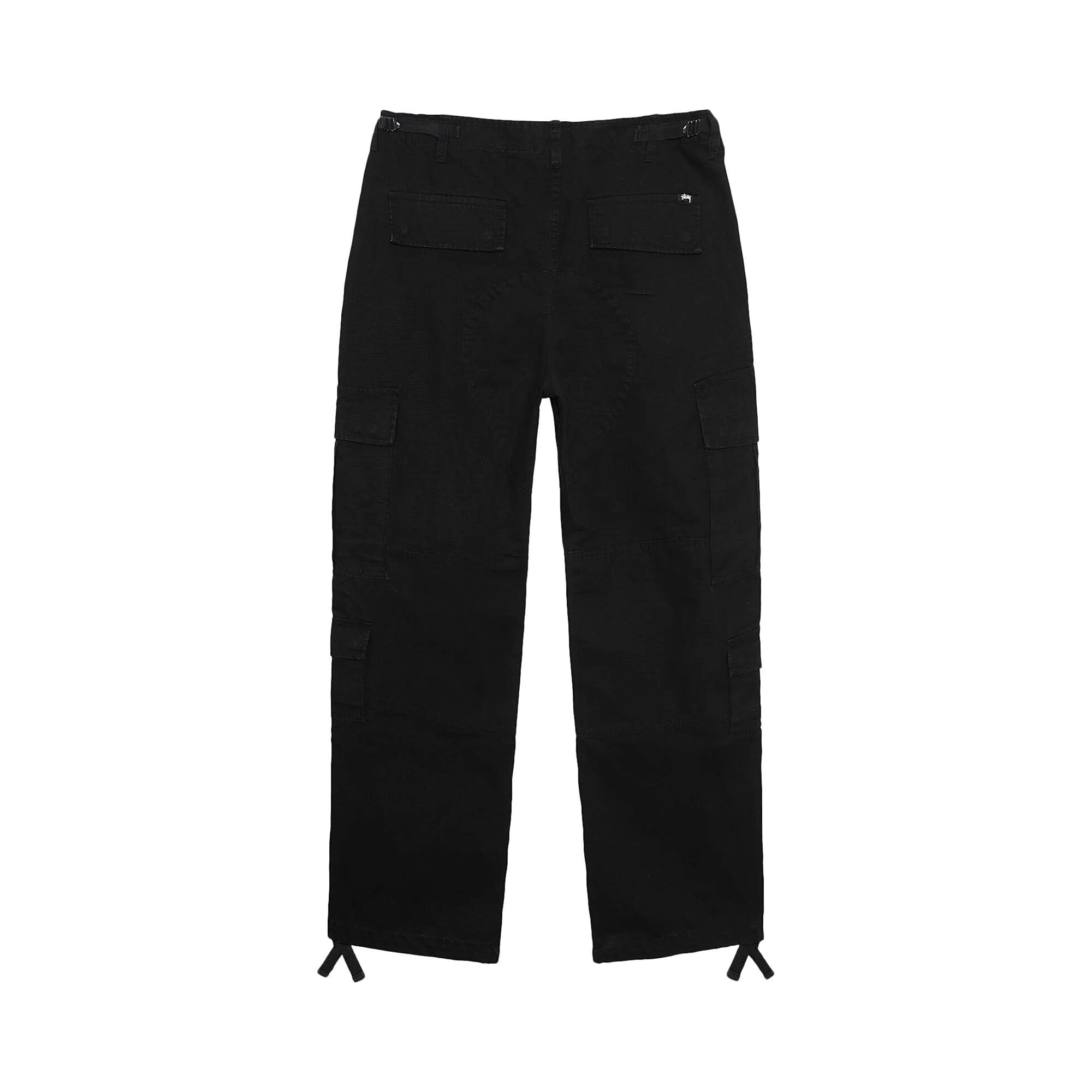 Stussy Ripstop Surplus Cargo Pants 'Black' - 2