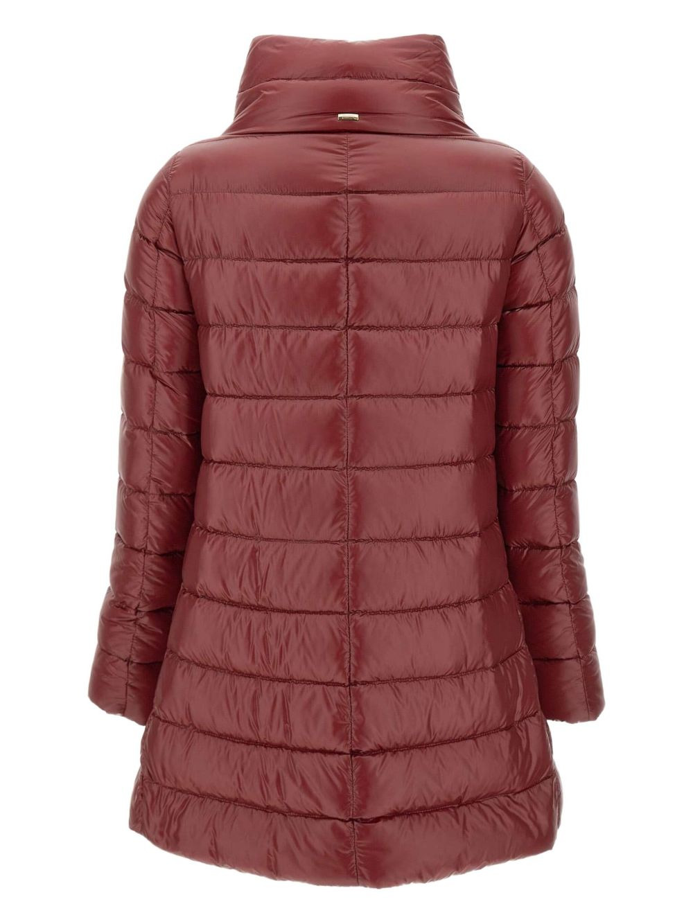 quilted high-neck coat - 3