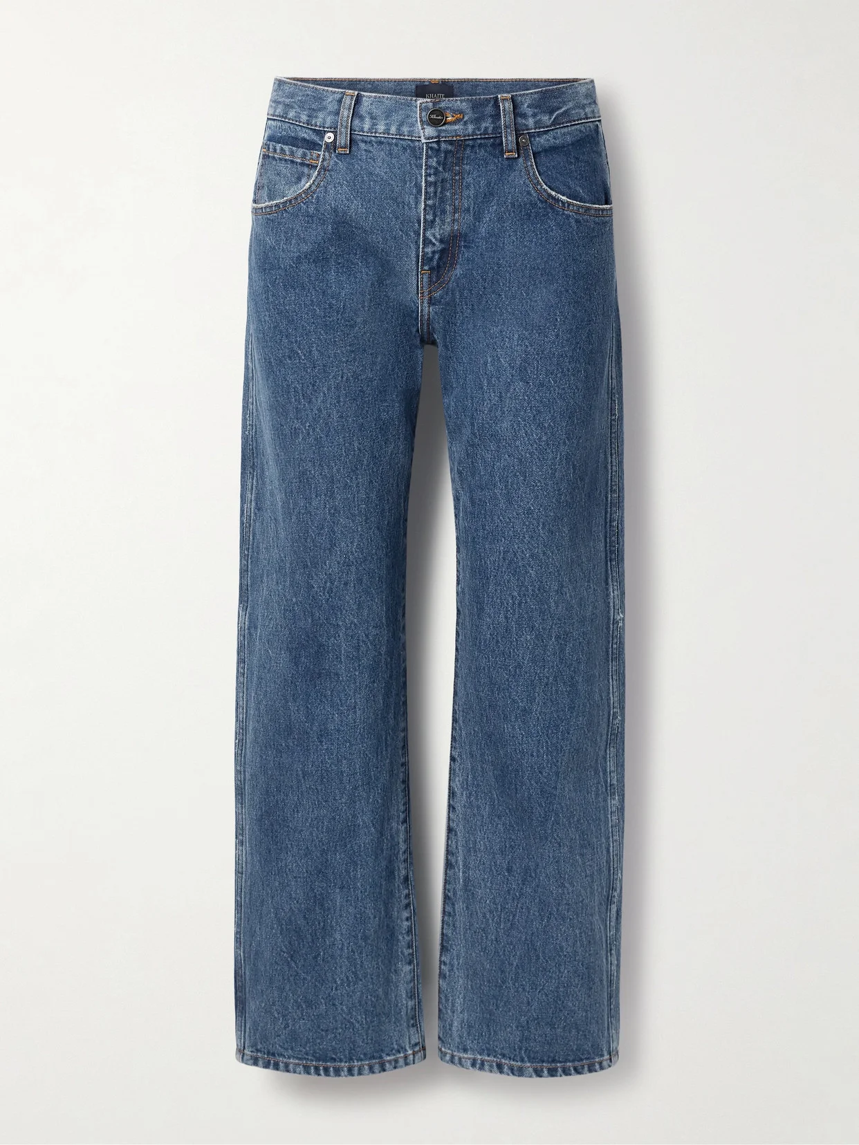 Kerrie Distressed Low-rise Straight-leg Jeans - 1